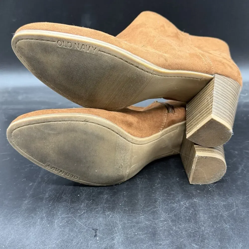 Old Navy Womens Size 9 Brown Ankle Bootie Casual Boho Western